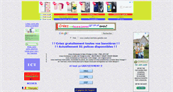 Desktop Screenshot of creation-banniere-gratuite.com